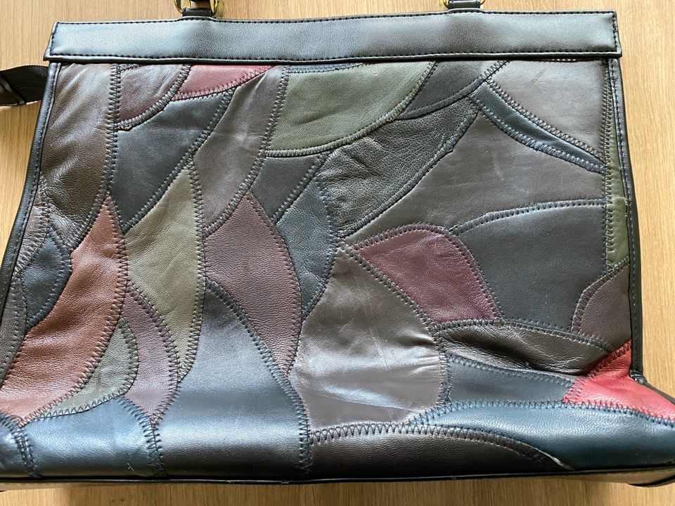 Bellini DELUXE Handtasche Shopper schwarz bunt Retro Vintage in Retterath