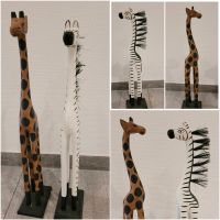 Afrika Deko (Giraffe und Zebra) Nordrhein-Westfalen - Freudenberg Vorschau