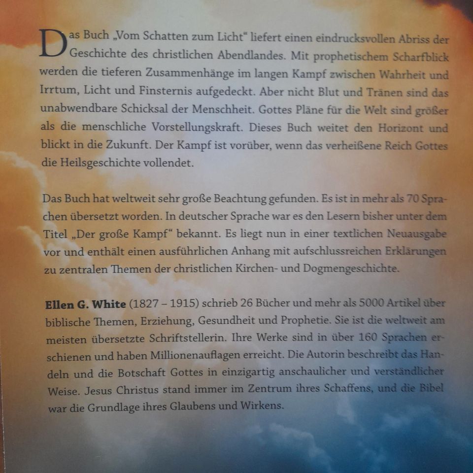 Ellen G. White: Vom Schatten zum Licht in Donaueschingen