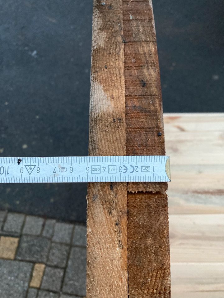 Kabeltrommel Gartentisch 50 mm dickes Holz Rund Tisch Platte in Bad Langensalza