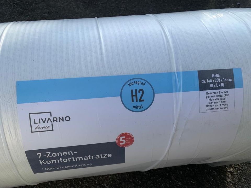 LIVARNO Home Komfortschaummatratze Härtegrad H2 Maße 140 x 200 cm in Bochum  - Bochum-Südwest | eBay Kleinanzeigen ist jetzt Kleinanzeigen