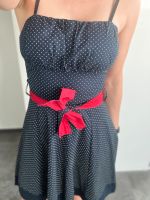 Sommerkleid Rockabilly Vintage knielang blau weiß Punkte Gr S 36 Nordrhein-Westfalen - Meerbusch Vorschau