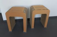 Paper Stool 2-er Set mit Aluminium-Standfuss inkl. Versand Hessen - Langen (Hessen) Vorschau