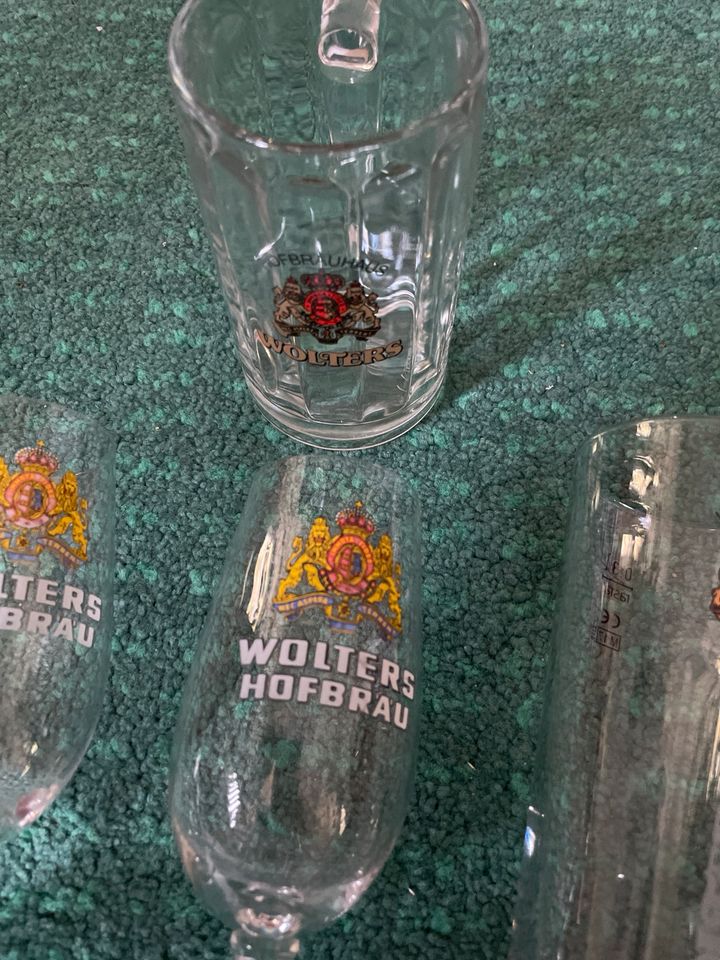 Diverse WOLTERS BIER Gläser + Krug + Tasse NUR ABHOLUNG in Braunschweig