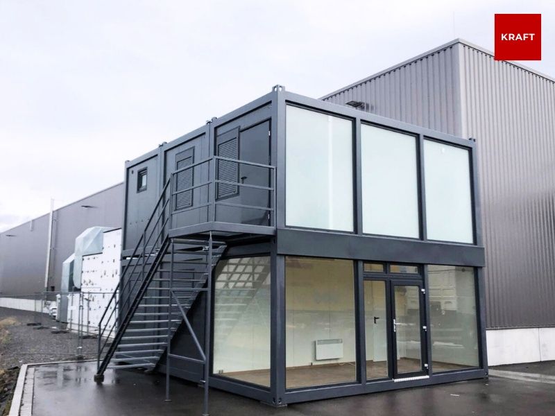 Bürocontaineranlage | Doppelcontainer (2 Module) | ab 26 m2 in Pirmasens