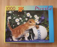 Puzzle 1000 Teile, Katze, Kleiner Naseweis Baden-Württemberg - Wiesloch Vorschau