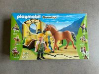 5517 Playmobil Fjord Pferd mit braun-gelber Pferdebox - gebraucht Herzogtum Lauenburg - Büchen Vorschau