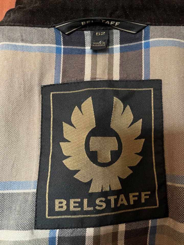 Belstaff Fieldmaster Größe 52 grau/schwarz Jacke Herren in Düsseldorf