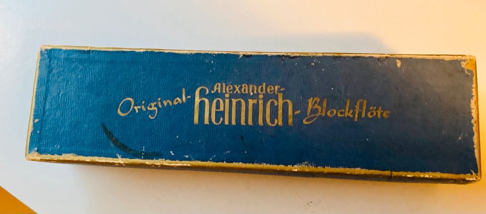 Original Alexander Heinrich Alt Blockflöte 48 cm mit OVP in Bielefeld