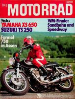 Motorrad 20/75 mit Yamaha XS 650 Suzuki TS 250 Jawa/Tatran Niedersachsen - Bad Harzburg Vorschau