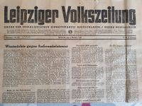 Leipziger Volkszeitung 1948 Titelseite Leipzig - Engelsdorf Vorschau
