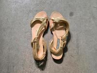 Damen Sandalen   ZARA BASIC /gr39 /gold Nordrhein-Westfalen - Remscheid Vorschau