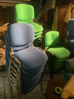 Stapelstühle, Bürostühle, 20 Stück gepolstert grün Kreis Pinneberg - Haseldorf Vorschau