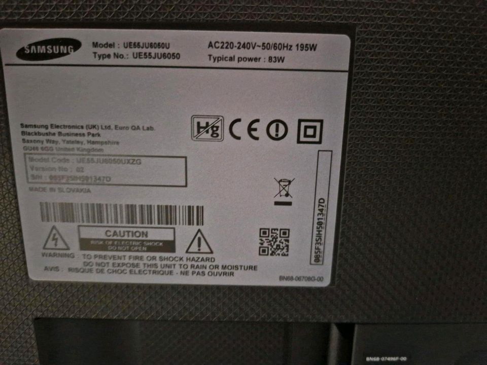Samsung UHD TV 55 zoll in Datteln