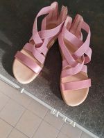 Römer Sandalen Sandaletten pink rosa glitzer Gr 35 Sachsen - Markkleeberg Vorschau