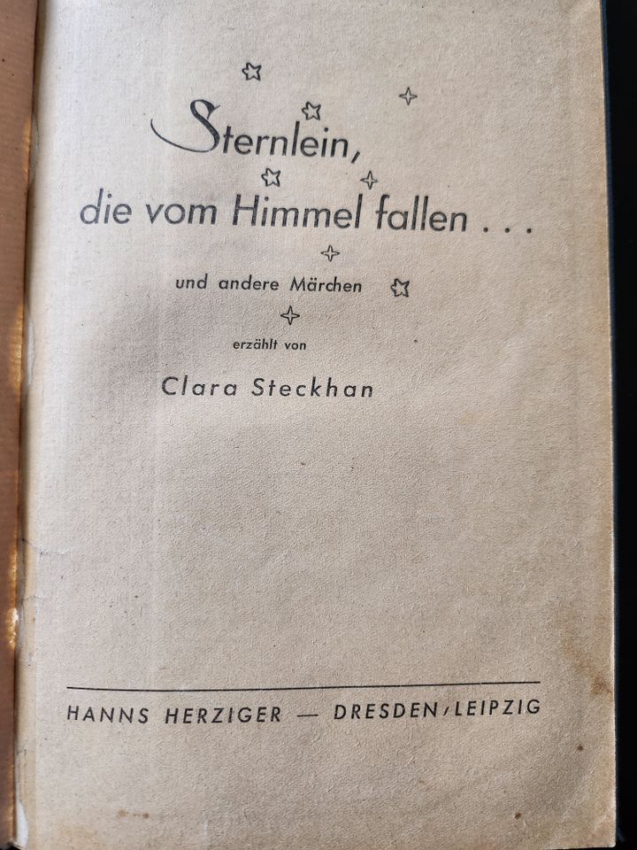 Kinderbuch Sternlein die vom Himmel fallen Märchen Bücher in Dresden