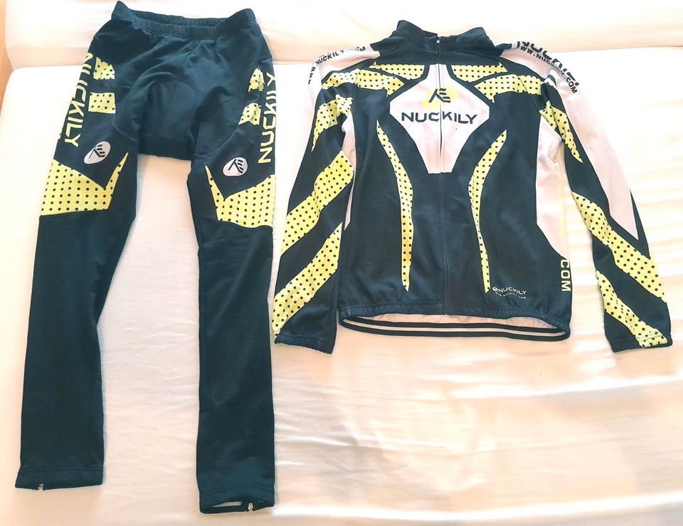 MTB Rennrad Anzug Jacke bzw. Trikot u Hose mit Einlage neuwertig in Laupheim