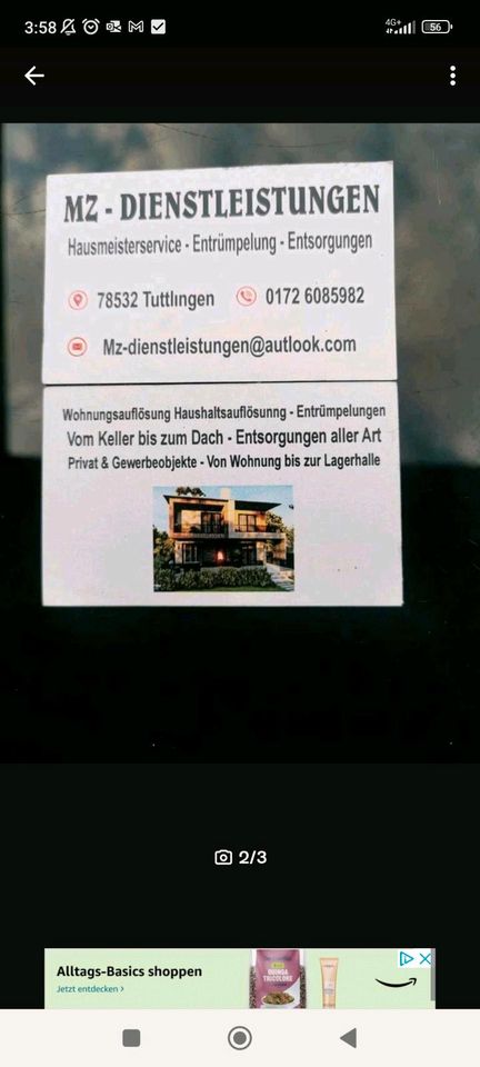 Gebäudereinigung  entrümpelung Hausmeister Transport in Tuttlingen