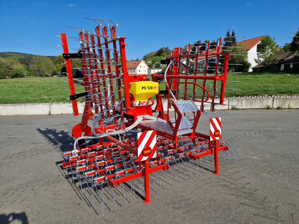 Jar-Met Wiesenstriegel 6m APV Pneumatisch Striegel mit Nachsaat in Tiefenbach Oberpf