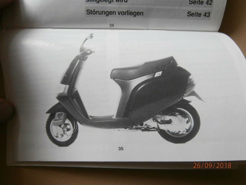 Piaggio Sfera Handbuch   Bedienungsanleitung in Breckerfeld