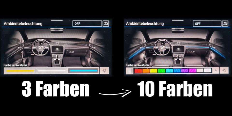 Ambiente-Erweiterung Golf Arteon Passat B8 Leon 5F Skoda 5E FL in Hagen