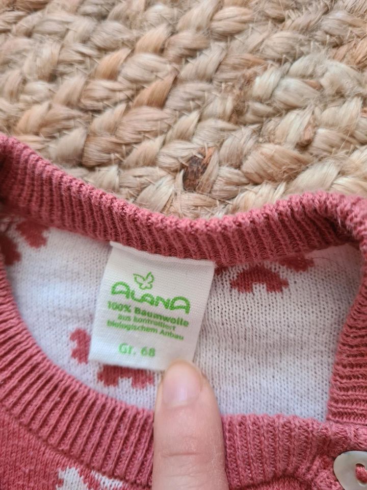 Strickjacke Pullover Zwillinge Alana Größe 68 in Streufdorf Gem Straufhain