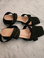 Schwarze Absatz  Sandalen Rheinland-Pfalz - Gering Vorschau