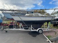 Hurley 18 Segelboot  Honda 4 Takt  Trailer VERSAND Sachsen-Anhalt - Schönhausen (Elbe) Vorschau