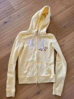 Hollister Sweatjacke Hoodie hellgelb S 36 Bayern - Rauhenebrach Vorschau