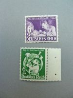 2x Deutsches Reich 1941/42 MiNr 762 & 811 Tag der Briefmarke Rand Baden-Württemberg - Waldbronn Vorschau