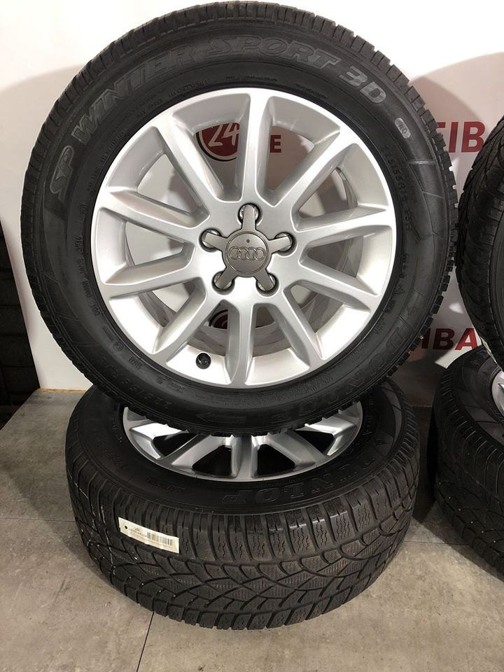 Winterräder Audi A4 8K Dunlop 225/55 R16  B386 in Großschirma