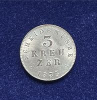 3 Kreuzer Münze 1835 Großherzogtum Hessen Silber Hessen - Zwingenberg Vorschau