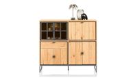 Habufa Pandey Highboard | Eiche | 130cm | 42383 Düsseldorf - Pempelfort Vorschau