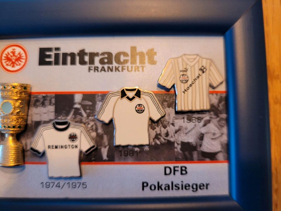 Eintracht frankfurt Pin SET Pokalsieger Pins Sehr guter Zustand in Hattersheim am Main