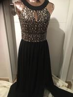 SWING Abendkleid Fest Hochzeit Pailletten Beinschlitz wie Neu Nordrhein-Westfalen - Borken Vorschau