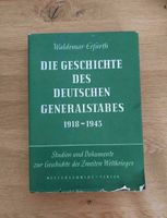 Waldemar Erfurten Geschichte deutschen Generalstabes 1918 1945 Niedersachsen - Bovenden Vorschau