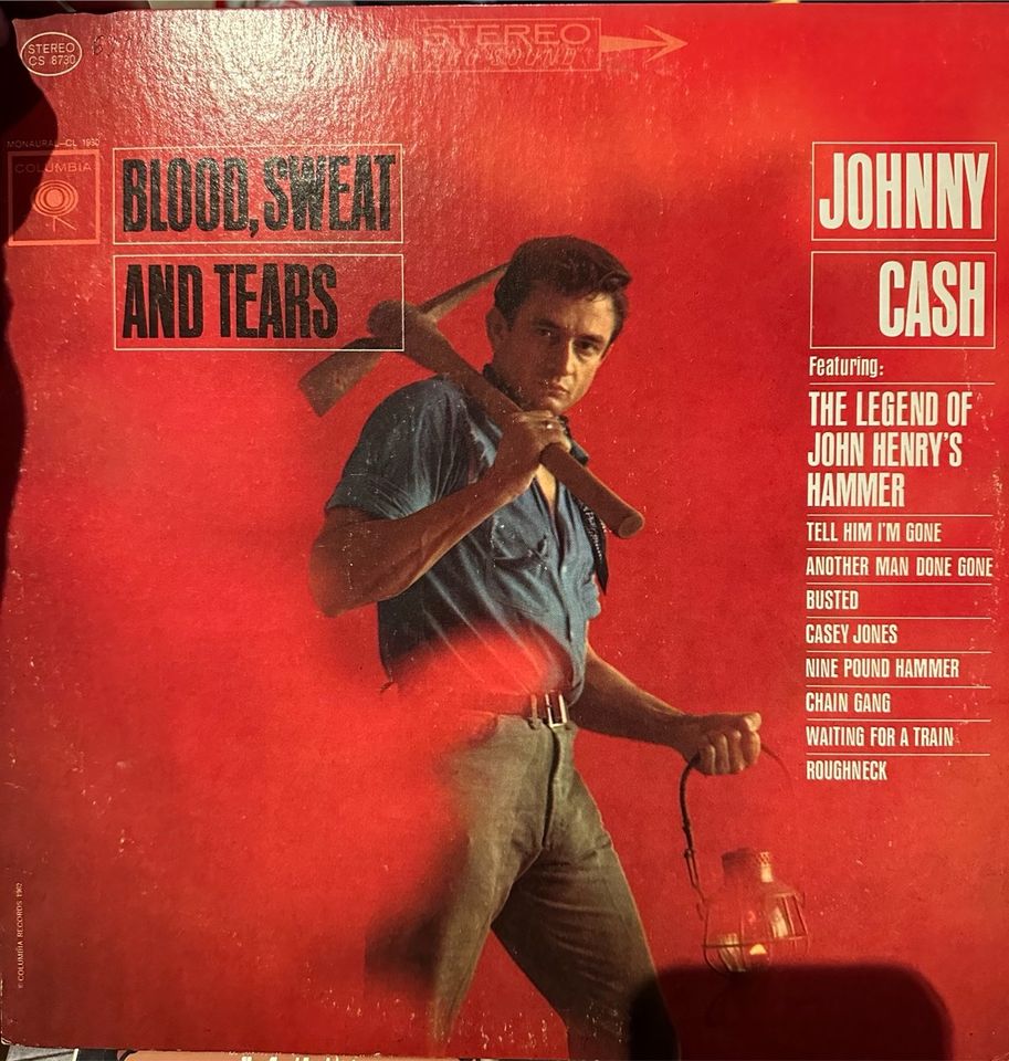 Johnny Cash - Blood, Sweat & Tears (Vinyl) Schallplatte in Rheinberg
