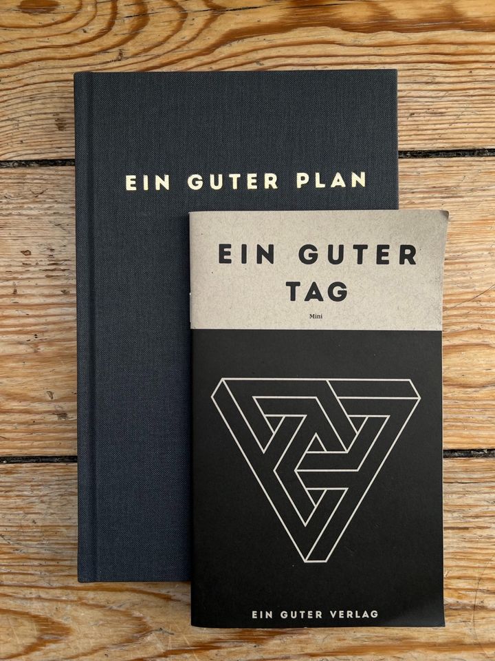Ein guter Plan undatiert grau + Notizbuch neu in Bonn