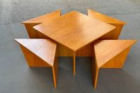 Vintage Sidetable Table Sofatisch modular Frank Lloyd Wright Stil Friedrichshain-Kreuzberg - Kreuzberg Vorschau