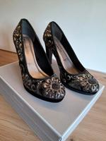 Tamaris Pumps schwarz gold Nordrhein-Westfalen - Jüchen Vorschau