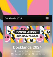 1 Ticket Docklands Festival 08.06.2024 Münster (Westfalen) - Mauritz Vorschau