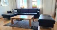 Couchgarnitur /Ecksofa SCHILLIG Echtleder schwarz incl. Hocker Bayern - Stammham b. Ingolstadt Vorschau