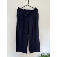 C&A Premium Paperbag Culotte Stoffhose Dunkelblau Niedersachsen - Osnabrück Vorschau