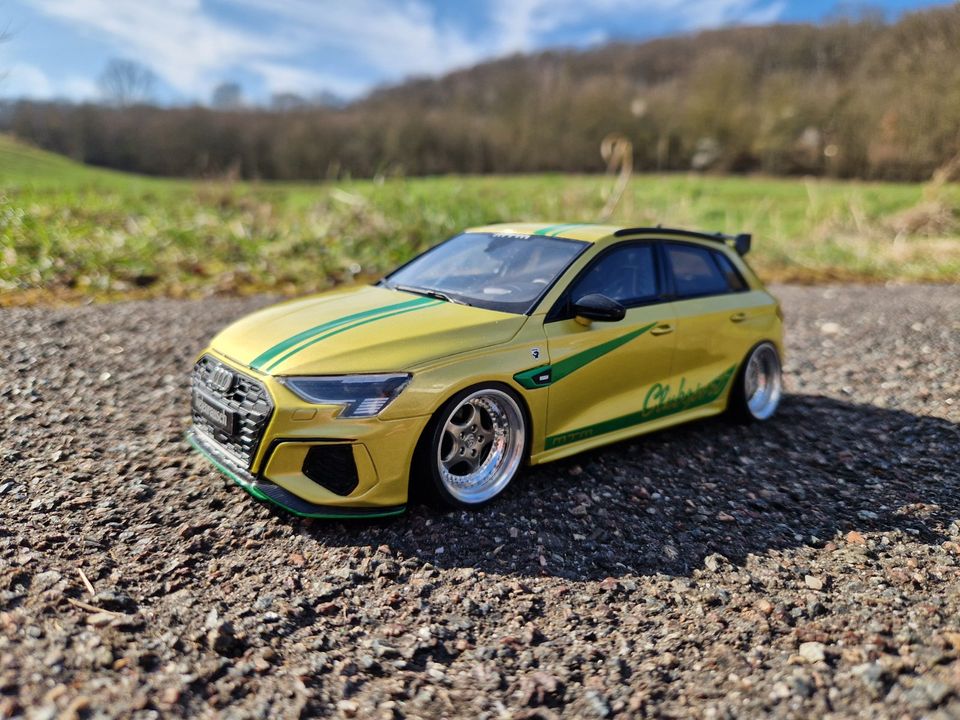 1:18 MTM Audi S3 Tiefer Tuning mit 19 Zoll MB KV1 Echt Alu Felgen in Eisleben