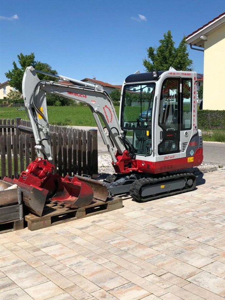 Minibagger zu Vermieten in Kirchanschöring