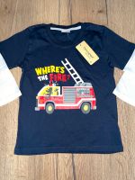 Langes cooles Sweatshirt Feuerwehr blau in 116 Thüringen - Aschenhausen Vorschau