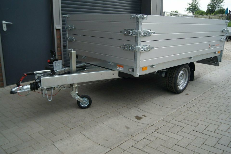 Anhänger Saris K1 276 X 150, 1500 kg, Heckkipper, neues Modell in Wankendorf