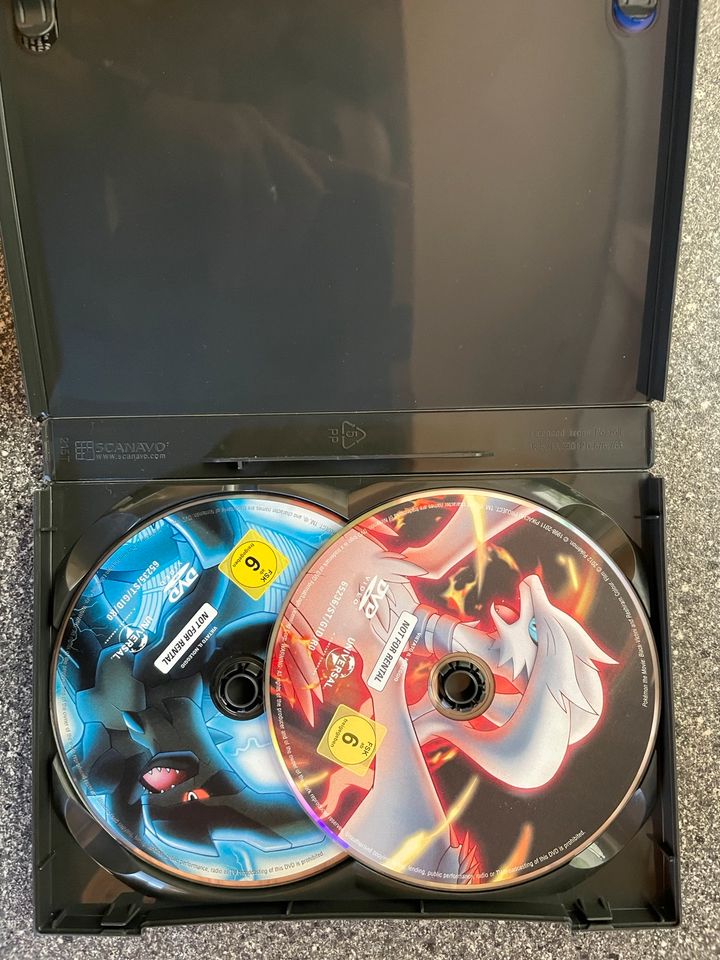 DVD Pokémon Der Film Schwarz + Weiss 2 Filme in Drachselsried