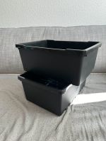 2 schwarze Boxen aus Kunststoff, 35x25x14 cm/9 l Leipzig - Leipzig, Zentrum Vorschau