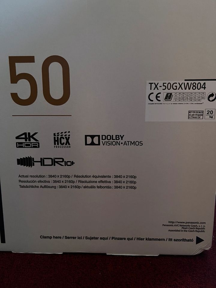 Panasonic LED TV GX800 50 Zoll in Elmstein